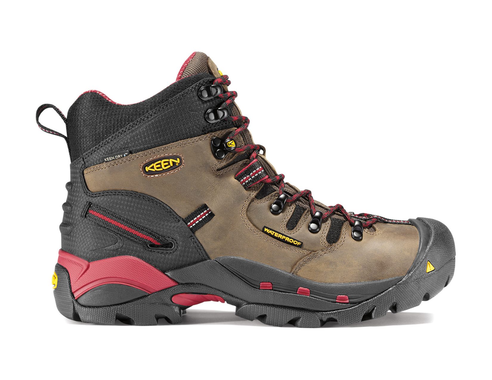 KEEN® Men's Pittsburgh 6" Waterproof Boot (Steel Toe) Bison